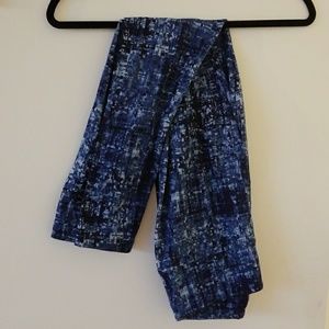 💜 NEW Blue Cameo LulaRo Leggings One Size OS